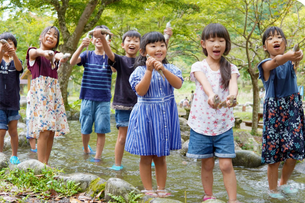子どもたちもこの笑顔