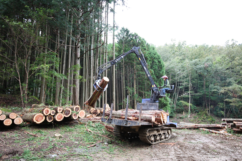 小型機械を活用