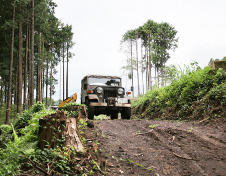 50年前のジープ