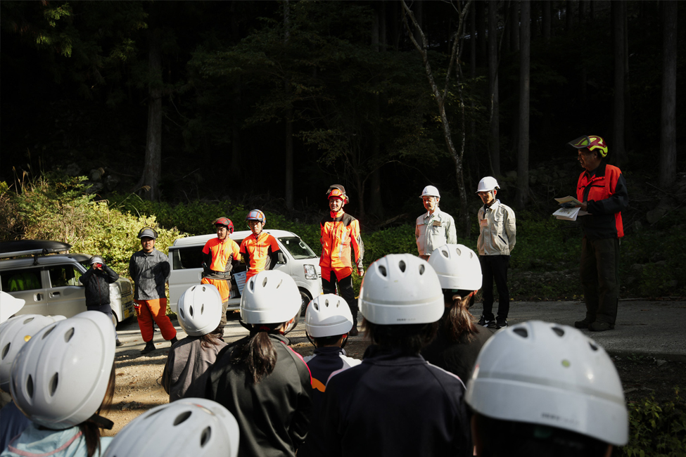 森林教室の様子