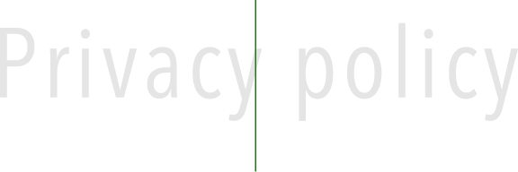 Privacy policy